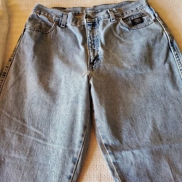 Harley-Davidson Vintage Pocketed Classic Sz. 14 x 28 Blue Jeans - Picture 1 of 10